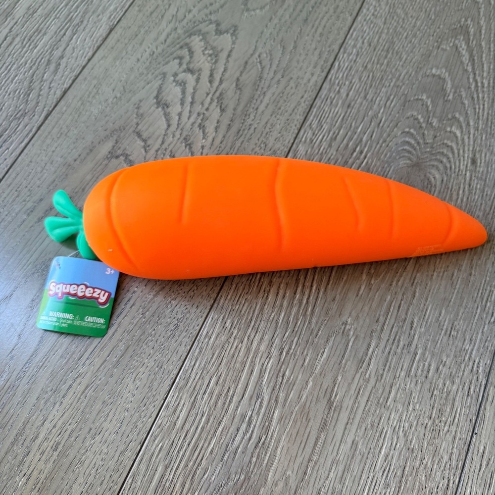 Sunny Days Squeezy Carrot Rare Fidget Toy Kids OS